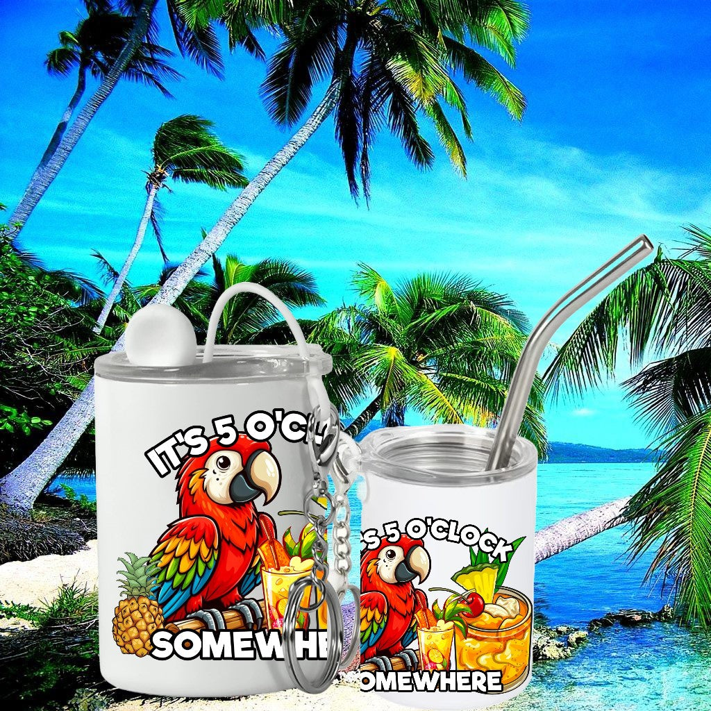 It's Five O'Clock Somewhere Mini Tumbler